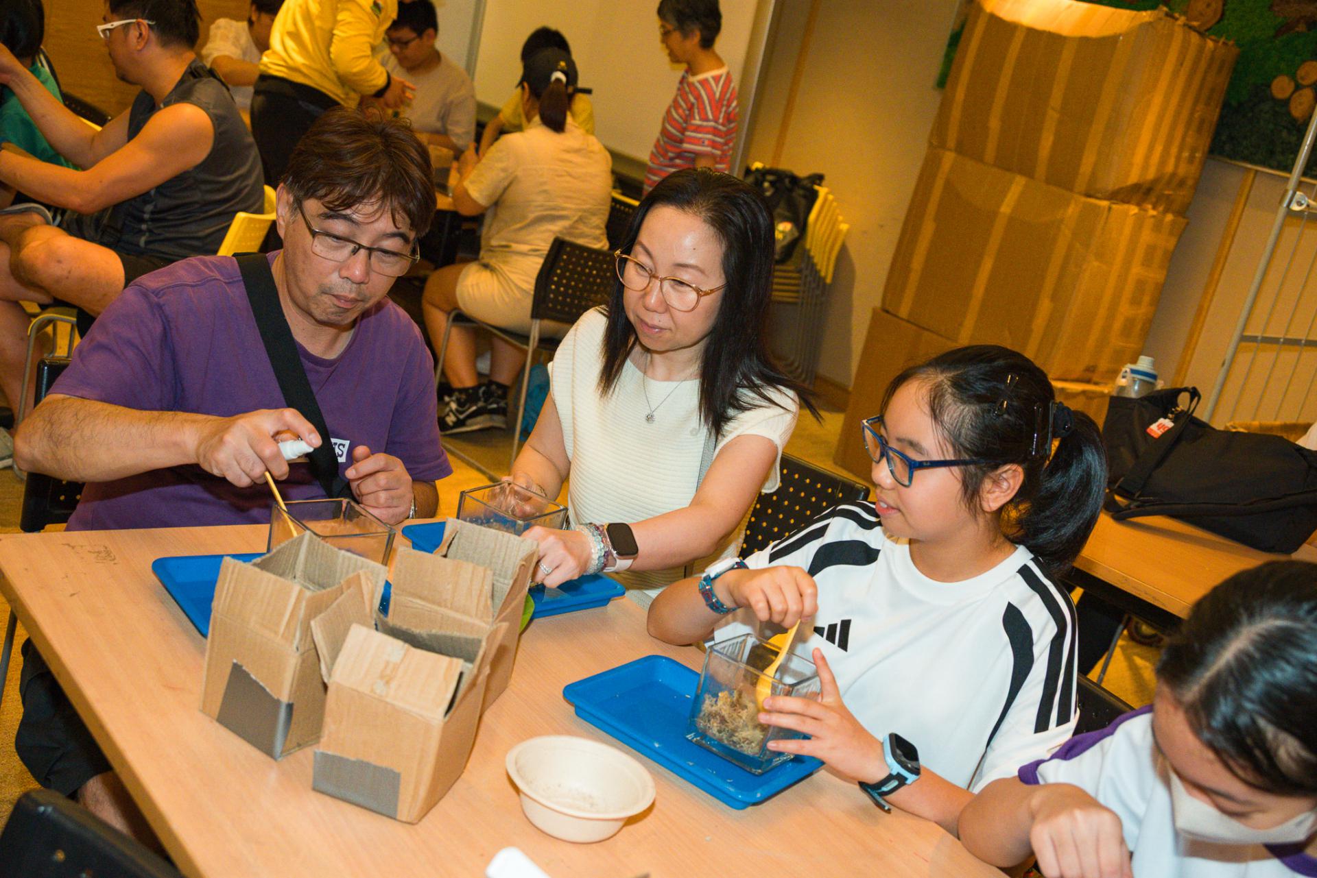 The Parent-Teacher Association of our school, in collaboration with the PTA of Shek Lei St. John's Catholic Primary School, organized a 'Micro-Ecosystem Glass Terrarium Workshop' at Noah's Ark, Ma Wan, and a visit to the '1868 Cultural and Arts District.'23 The Parent-Teacher Association of our school, in collaboration with the PTA of Shek Lei St. John's Catholic Primary School, organized a 'Micro-Ecosystem Glass Terrarium Workshop' at Noah's Ark, Ma Wan, and a visit to the '1868 Cultural and Arts District.'-23
